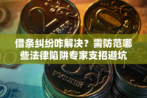北京借条纠纷咋解决？需防范哪些法律陷阱专家支招避坑