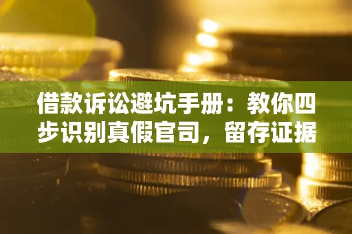 北京借款诉讼避坑手册：教你四步识别真假官司，留存证据不踩雷