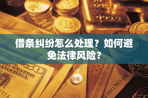北京借条纠纷怎么处理？如何避免法律风险？