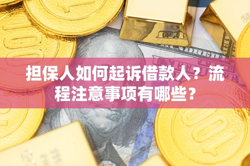 北京担保人如何起诉借款人？流程注意事项有哪些？