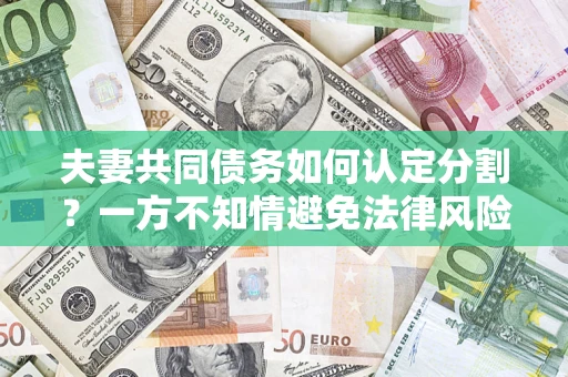北京夫妻共同债务如何认定分割？一方不知情避免法律风险必看！